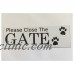 Gate Please Close Sign Rustic Wall Plaque Paws Pets Dog Cat Backyard Garden   302255030234